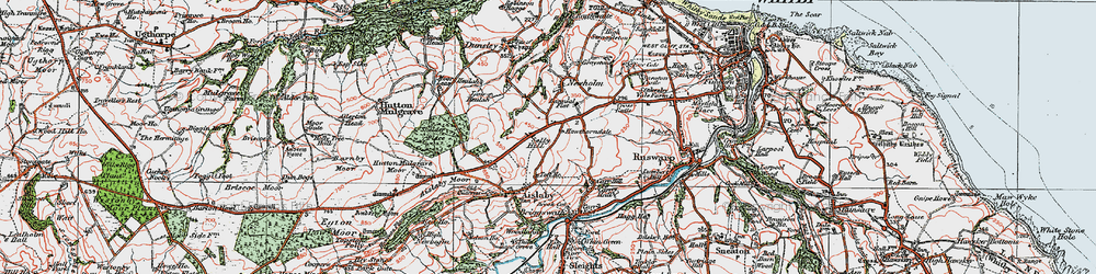 Old map of Selly Hill in 1925