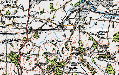 Old map of Sem Hill in 1919
