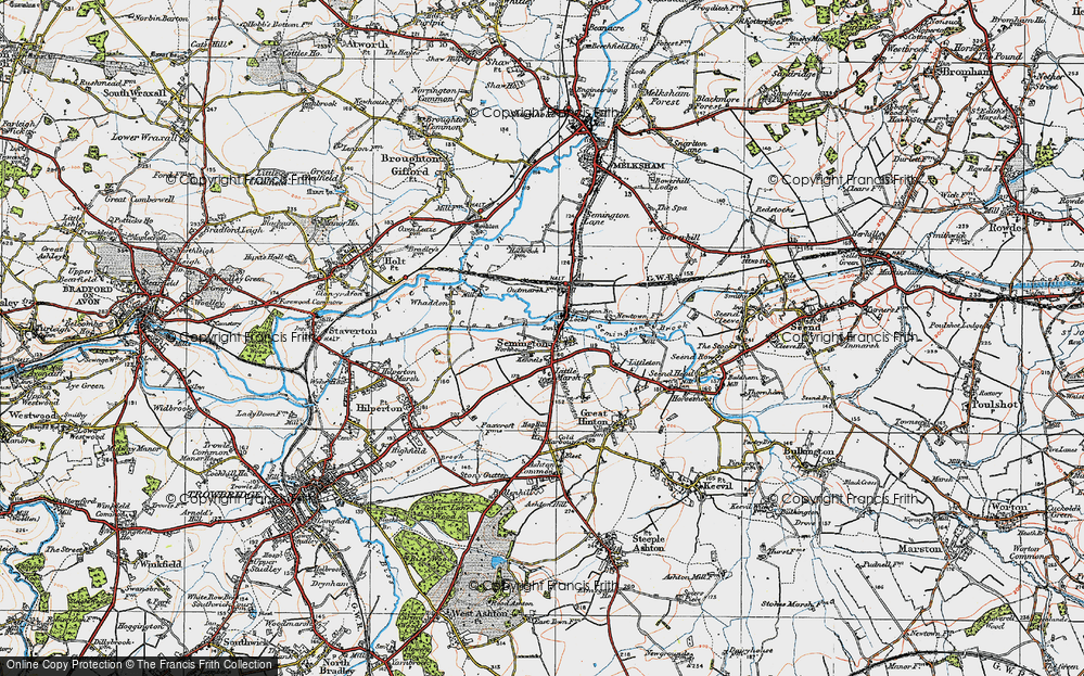 Old Map of Semington, 1919 in 1919