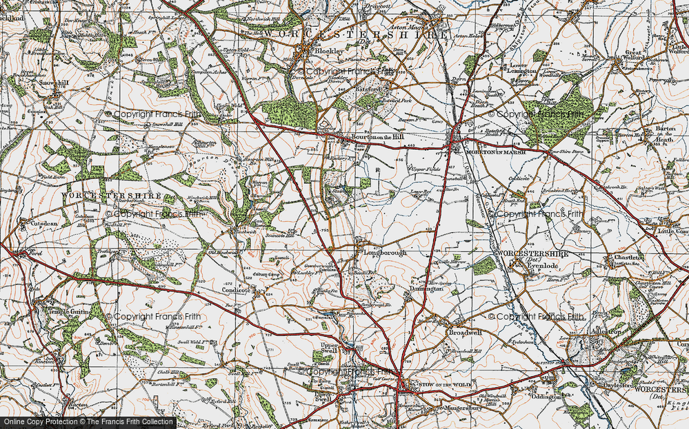 Old Map of Sezincote, 1919 in 1919