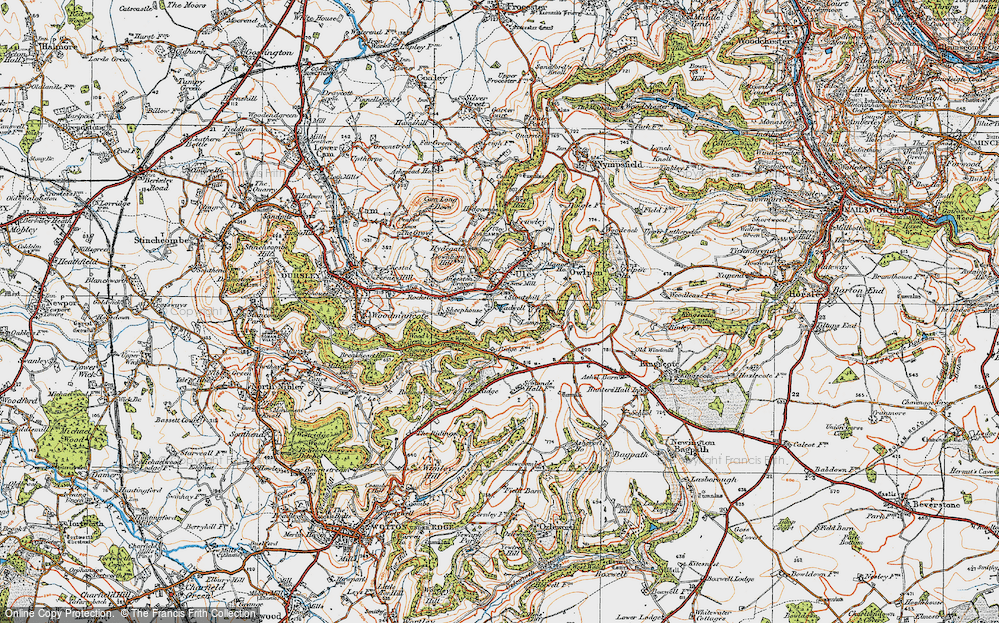 Old Map of Shadwell, 1919 in 1919