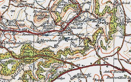 Old map of Shadwell in 1919