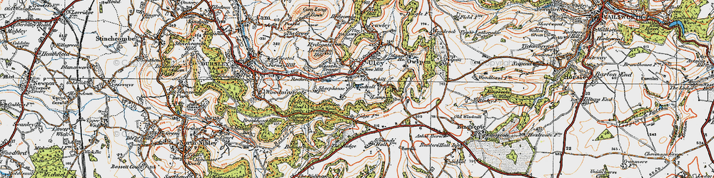 Old map of Shadwell in 1919