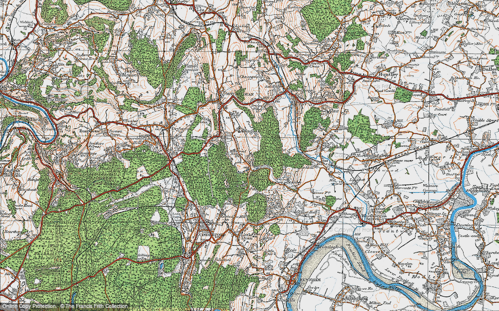 Old Map of Shapridge, 1919 in 1919