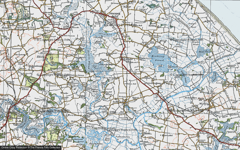 Ludham airfield map