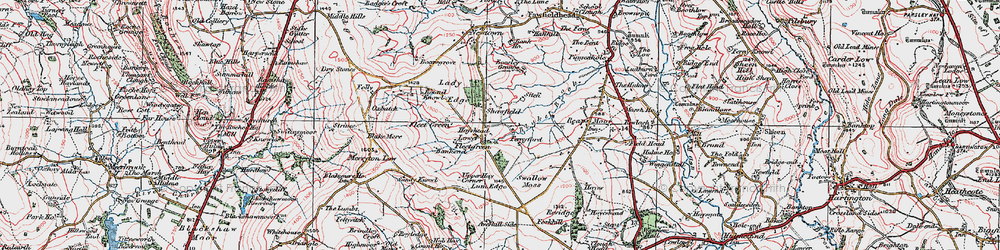 Old map of Shawfield in 1923