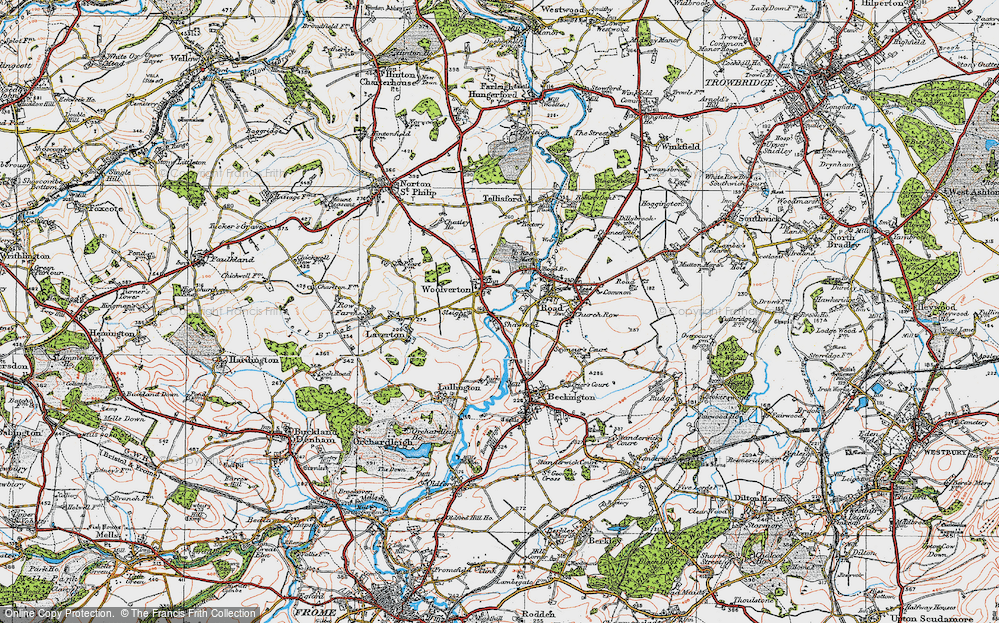 Old Map of Shawford, 1919 in 1919