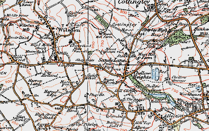 Old map of Shay Gate in 1925