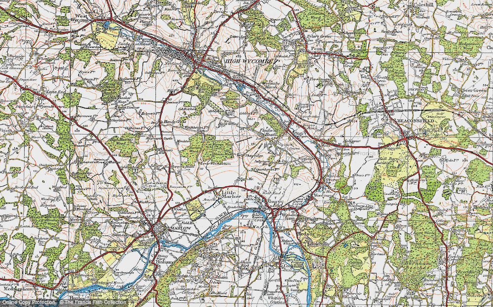 Old Map of Sheepridge, 1919 in 1919