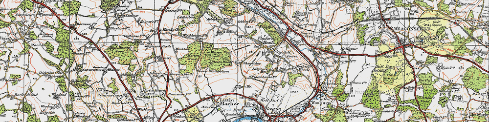 Old map of Sheepridge in 1919