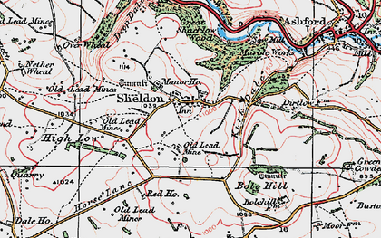 Old map of Sheldon in 1923