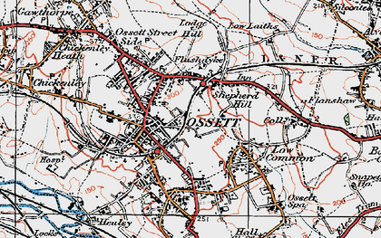 Old map of Shepherd Hill in 1925