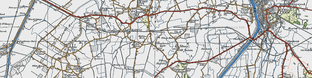 Old map of Balsamfield Ho in 1922