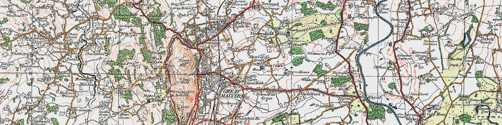 Old map of Sherrard's Green in 1920