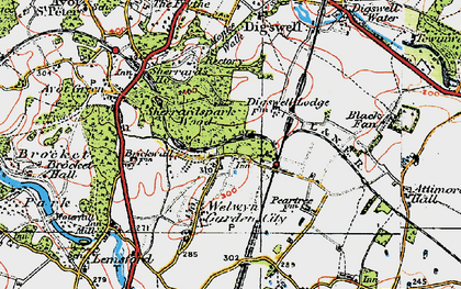 Old map of Sherrardspark in 1920