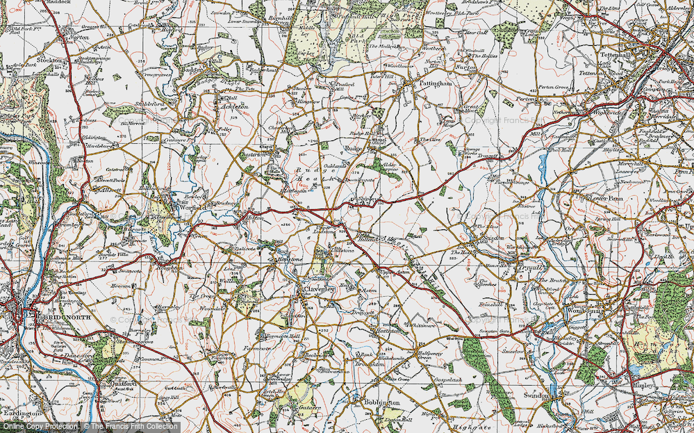 Old Map of Shipley, 1921 in 1921