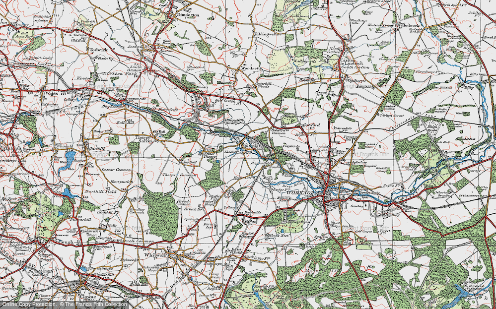 Shireoaks, 1923