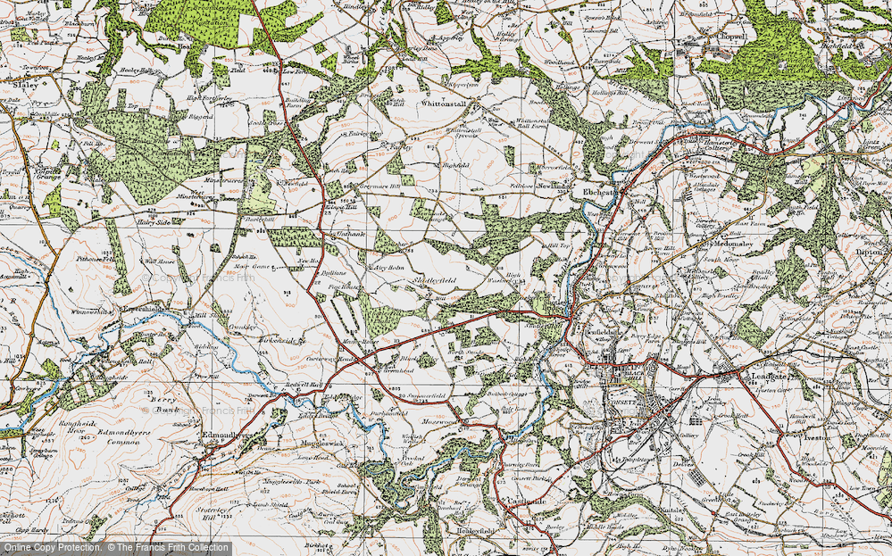 Old Maps Of Camperdown Northumberland Francis Frith