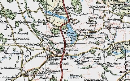 Old map of Siddington in 1923