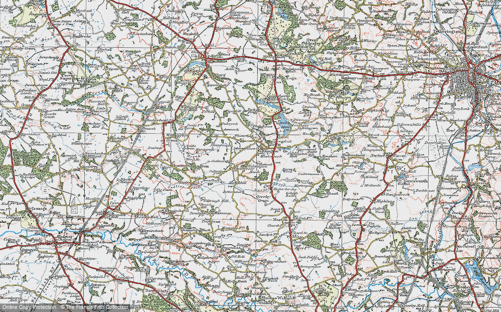 Old Map of Siddington Heath, 1923 in 1923