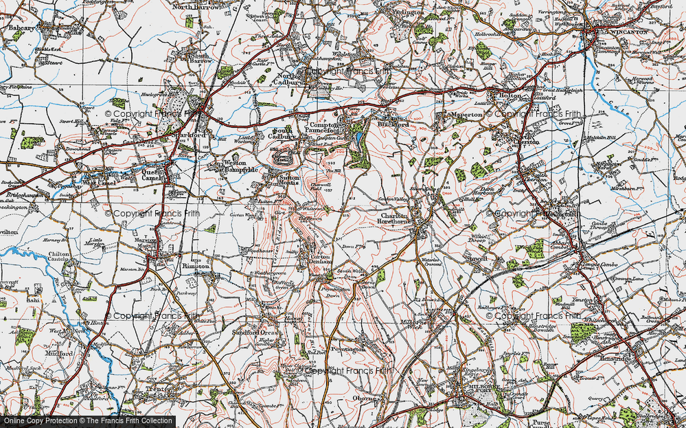 Old Map of Sigwells, 1919 in 1919