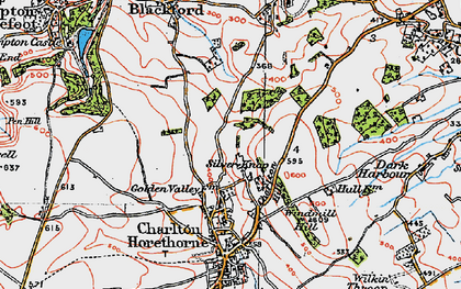 Old map of Silver Knap in 1919