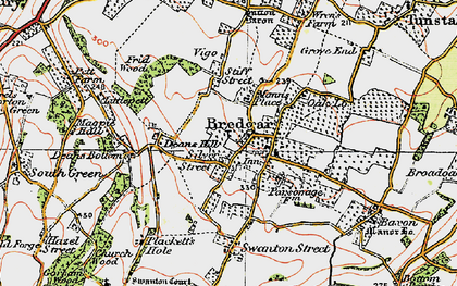 Old map of Silver Street in 1921