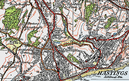 Old map of Silverhill in 1921