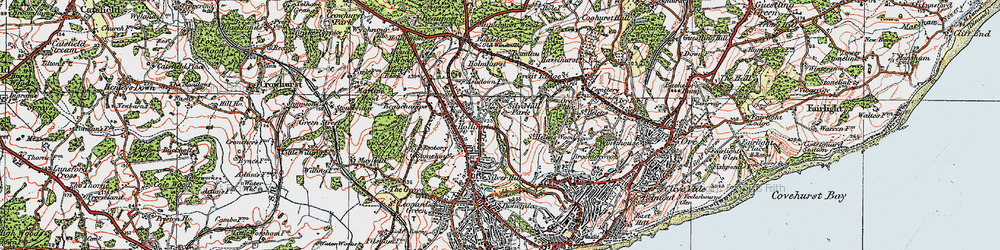 Old map of Silverhill Park in 1921