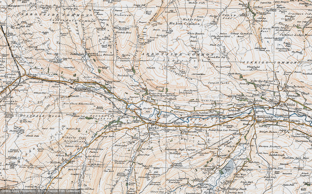 Old Map of Simonstone, 1925 in 1925