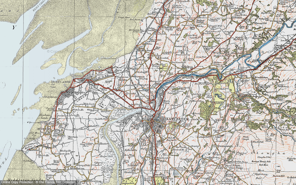 Old Map of Skerton, 1924 in 1924