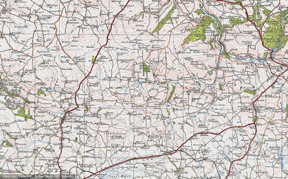 Old Map of Skewes, 1919 in 1919