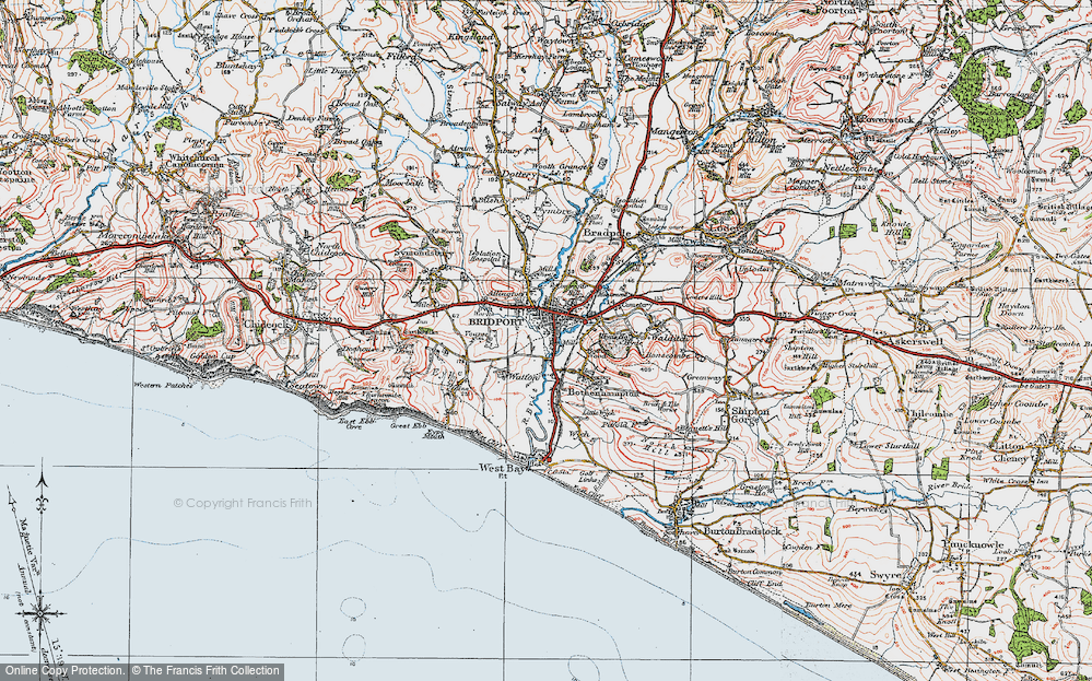 Old Map of Skilling, 1919 in 1919