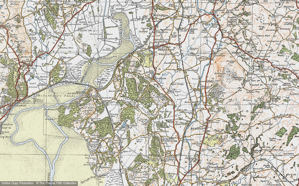 Old Map of Slack Head, 1925 in 1925