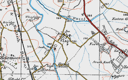 Old map of Slapton in 1920