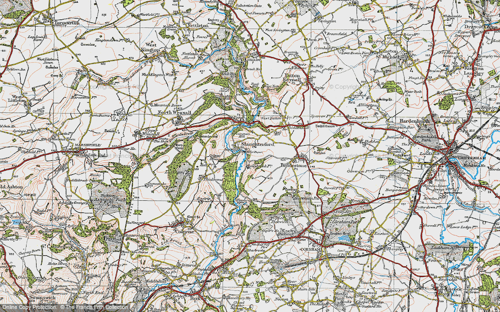 Old Maps of Slaughterford, Wiltshire - Francis Frith