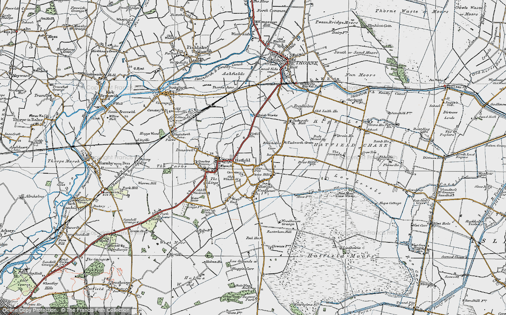 Old Map of Slay Pits, 1923 in 1923