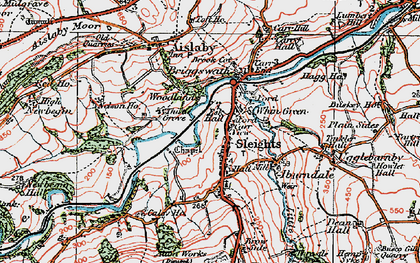 Old map of Daisy Bank in 1925