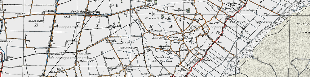 Old map of Small End in 1923