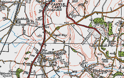 Old map of Small Way in 1919