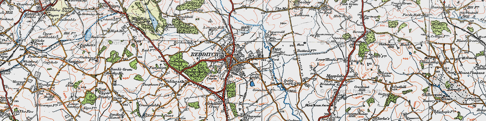 Old map of Smallwood in 1919