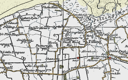 Old map of Smallwood Hey in 1924
