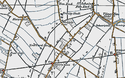 Old map of Rands Drain in 1922