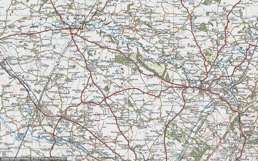 Old Map of Smethwick Green, 1923 in 1923