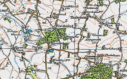 Old map of Smock Alley in 1920