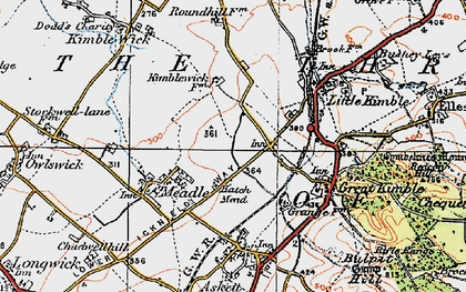 Old map of Smokey Row in 1919