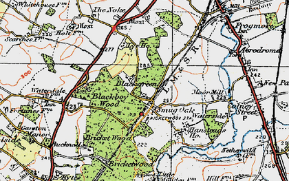 Old map of Smug Oak in 1920