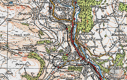 Old map of Snatchwood in 1919
