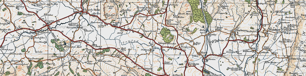 Old map of Snead in 1920
