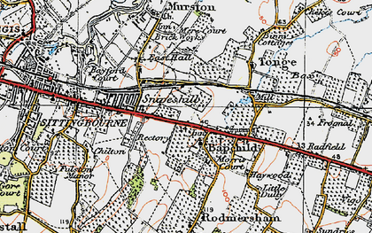 Old map of Snipeshill in 1921